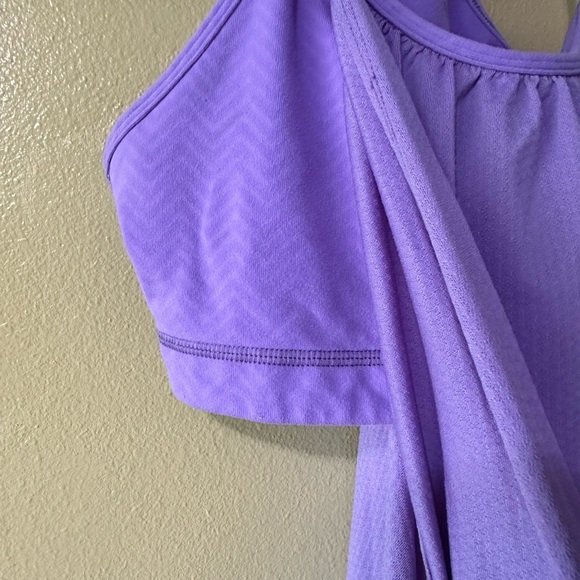 Lululemon Athletica Purple Tank Top with Built in Bra - Picture 3 of 5